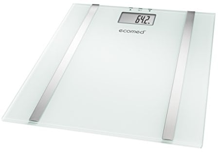 Ecomed BS-70E digitale Körperanalysewaage bis 150 kg, Personenwaage zur Messung von Körperfett, Körperwasser, Muskelmasse