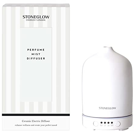 Stoneglow Modern Classics Collection – Keramik-Parfüm-Nebel-Diffusor (weiß)