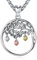 Eusense Tree of life Necklace Family Tree Pendant 925 Sterling Silver Jewellery Gift for Women Girls