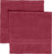 REDBEST Seiftuch 2er-Pack Chicago weinrot Größe 30x30 cm - saugstark, strapazierfähig, ideal für Reisen, Sport (weitere Farben)