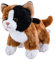 Teddys Rothenburg Kuscheltier Katze fleckig 14 cm Glückskatze dreifarbig