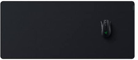 Razer Strider XXL - Tappetino per mouse ibrido con base morbida e scorrevolezza (tappetino ibrido morbido/duro, base antiscivolo, bordi cuciti anti-sfregamento, resistente all'acqua) Nero