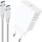 25W USB C Ladegerät für Samsung Galaxy A52 A72 A52S A32 A42 5G A12 A22 M12 M32 A53 A13 A54 A51 A71 A31 A41 A21S,Xiaomi Redmi Note 10 9 8 Pro 10S 9S,QC/PD 3.0 Netzteile Schnellladegerät+1.8M Ladekabel