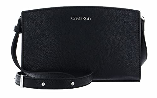Calvin Klein Damen Code Crossbody K60K609870 Crossovers, Schwarz (Ck Black)