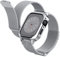 Spigen Metal Fit Pro Hülle mit Armband Kompatibel mit Apple Watch Serie 9/8/7 45mm - Silber