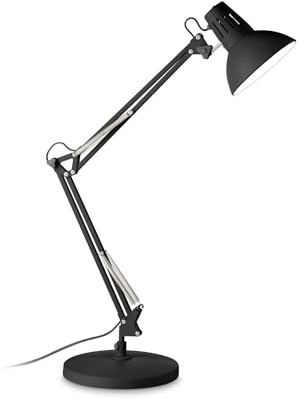 Ideal Lux WALLY Schreibtisch-Arbeitsleuchte Schwarz