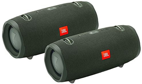 JBL Xtreme 2 Portable Wireless Bluetooth Speakers - Pair (Green)