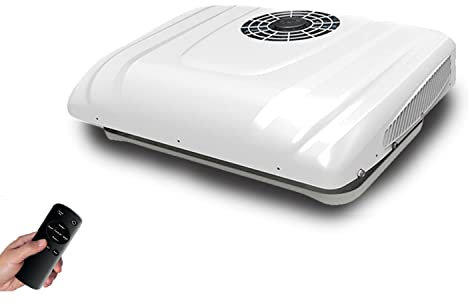 DISHENGZHEN 12V RV Camion Climatiseur DC Électrique A/C Unité Fit Remorque Camping-Car Tracteur 12000BTU Toit A/C Scroll Compresseur