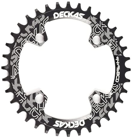 YOOPKA Platos para Bicicletas Rueda de Cadena de Bicicleta 94 + 96 BCD Redonda/Ovalada 32T 34T 36T 38T Plato de Bicicleta MTB Platos para Bicicletas (Size : 34T, Color : 9496bcd Round Black)