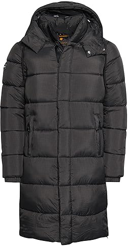 Superdry Herren Langer Ripstop Steppmantel