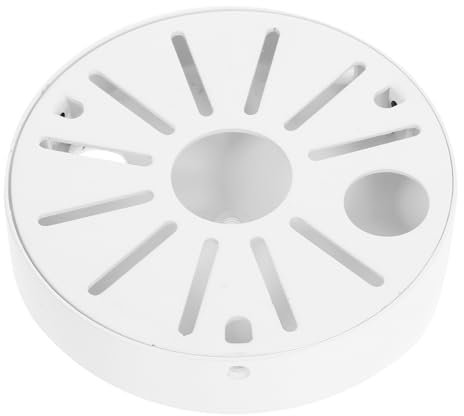 WOFASHPURET Kasten Überwachen Sie Die Versteckte Linien Box Anschlussdose CCTV Tv-wandständer Kamera Drahtlos Outdoor-Fernseher Runde Anschlussdose Draussen Aluminiumlegierung Weiß Fernsehen