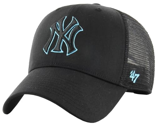 47 Brand MLB New York Yankees Branson MVP Cap B-BRANS17CTP-BKAS, Unisex caps, Black, One Size EU