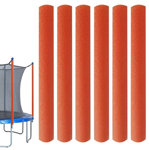 Trampolin Foam Sleeves, Trampolin Padding Replacement, Foam Tubes for Padding, Soft Jumping Bed Poles, 15.75 Inch Long Protective Sleeves Foam Tubing, Trampolin Foam Tube
