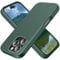 TAXXOE Silicone Case Compatible with iPhone 16 Pro Case Soft Ultra Slim Protective Shockproof Liquid Silicone Phone Case,Anti-Scratch Microfiber Lining, 6.3 Pine Green