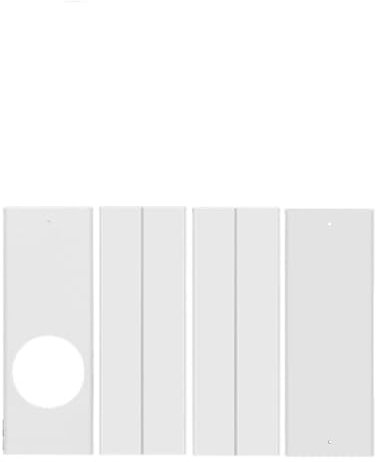 CVBFGH Fensterdichtung for tragbare Klimaanlage, Klimaanlagen-Fenster-Kit und AC-Fensterdichtungs-Kit for Klimaanlagen-Fensterlüftung