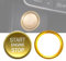 Youzzei Audi Start Stop Knopf Abdeckung, Auto Motor Start Stop Knopf für Audi A4 A5 A6 A7 A8 Q3 Q5 Q7 Startknopf Abdeckung, Verbessert Aluminiumlegierung Dekor audi q5 Aufkleber - Golden