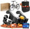 MAINWEST Lenkertasche Fahrrad - inkl. Lenkeradapter E-Bike - Airtag Fahrrad Versteck - Lenkertasche ebike - abnehmbares Handyfach - Fahrradtasche Lenker 6,5 Liter (Schwarz)