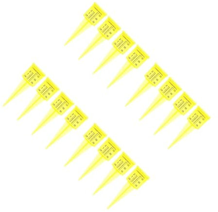 Kisangel 4sets Outdoor Regenmesser Kunststoff Niederschlag Messbecher Garten Und Hof Bewässerung Monitor 4 Stücke * 4