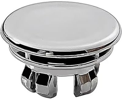 MOUMOUTEN Badezimmer Waschbecken Waschbecken Überlauf Abdeckung, Küchenspüle Dekoration Ersatzloch Kreisförmiges Waschbecken Loch Überlauf Ring Stabil (Doppelschichtring einteilige Galvanisierung)