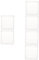 HOMSFOU 3 Set Scatola Elettrica Impermeabile All'aperto Protettore Coperture Per Campanello Copertura Chiara Del Campanello Plastica Transparent 2 Pezzi*3