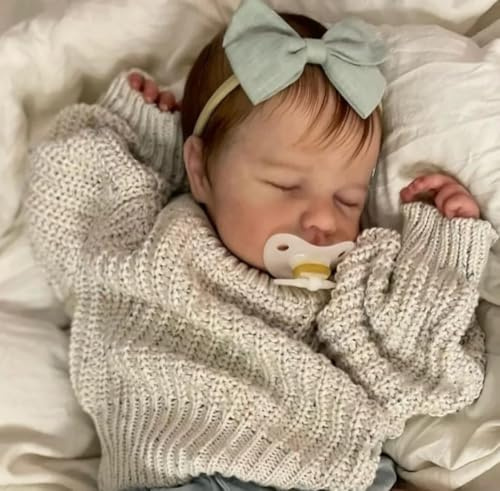 Anano Reborn Puppe Puppen Lebensecht Vollsilikon Puppe Lebensecht Ganz Vollsilikon, Reborn Baby Silikon Neugeborene, Silikon Puppen Baby Wie Echt Pupe Body Silicone Anatomically Correct Soft Silicone
