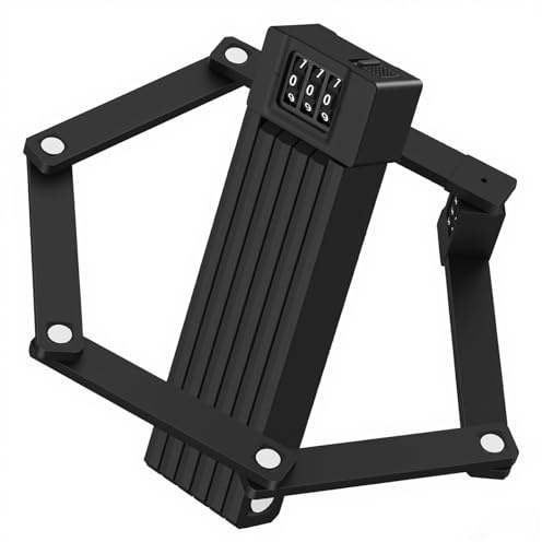 Compact Folding Bike Lock, [72cm] Diyife Combination Bicycle Lock with Mounting Bracket, 360° Rotation, Waterproof Anti-Theft Lock for Bicycle Mountain Bike Road Bike
