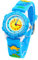 ele ELEOPTION Silikon Kinderuhr 3D Cute Cartoon Digital Uhr Wasserdicht Lehruhr Geschenk für Kleine Mädchen Jungen Kids Kinder Umweltfreundlich Silikon Armbanduhr (Blaue Dinosaurier)