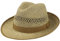 Lipodo Classic Stroh Bogarthut Damen/Herren - Sonnenhut Made in Italy - Leichter Strohhut mit Ripsband - Sommerhut mit breiter Krempe - Luftiger Hut Dank eingeflochtener Luftlöcher Natur XXL