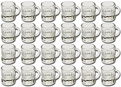 Diverse 24 x Pinneken Schnapsgläser Schnapsglas Glas 2 cl Trinkglas Schnapskrug Humpen