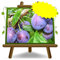 Prunes Reine Claudia Violetta – Planta para frutas viejas con puerta trasplante myrobolan sobre maceta 26 – Árbol máximo 180 cm – 4 años