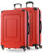 Happy Trolley - 2er Koffer-Set Trolley-Set Rollkoffer Hartschalen-Koffer Reisekoffer Lugano sehr leicht, TSA, 66 cm, 78L, (2xM), Rot