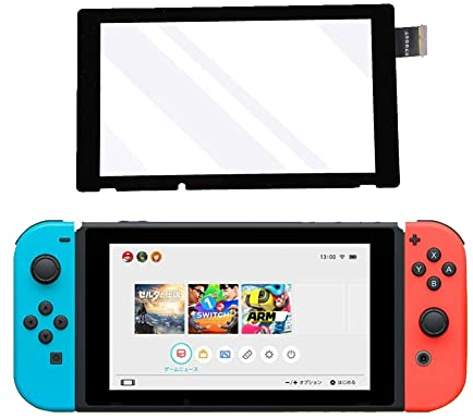 Hakeeta Écran Tactile de la Console de Jeu Switch,Remplacement de l’écran Tactile pour Le Switch,précis et Facile à Installer, résistant à la Corrosion et à l'usure,pour la Console de Jeu Switch
