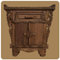 Simandra Romantische Massivholz Kommode | Flower 3 | nachhaltiges Alt Teak Holz