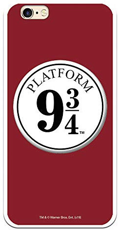 Offizielle Harry Potter Anden 9 3/4 Schutzhülle für iPhone 6-6S zum Schutz Ihres Handys. Flexible Silikonhülle mit offizieller Harry Potter-Lizenz.