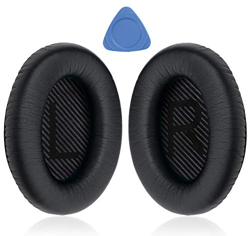 YOCOWOCO Ohrpolster für Bose Quiet Comfort 35 (QC35) und Quietcomfort 35 II (QC35 II) Ersatz Ohrpolster Mit weichem Protein Leder, Ohrpolster Ohrkissen für Bose QC 35/35II Kopfhörer