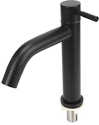Solo grifo frío Grifo de lavabo de inodoro de baño de acero inoxidable Grifo simple de grifo de agua fría con manguera