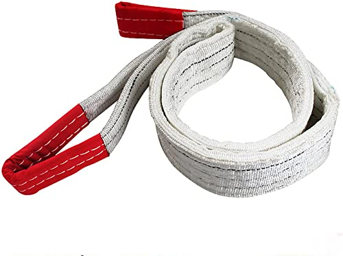 Hebeband 1000-3000 kg / 2-4m, Rundschlinge Bergegurt Hebebänder Schlaufenband