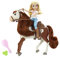 Dreamworks Spirit HFB91 - Abigail-Puppe (18 cm, bewegliche Gelenke), Bürste, Apfel-Leckerlis & Pferd Boomerang (20 cm) mit weicher Mähne und Schweif, Geschenk für Kinder ab 3 Jahren