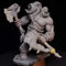 FCBEL 1/24 75mm antikes Ork-Krieger-Kampfmodell aus Druckguss-Modell, unmontierter und unbemalter Miniatur-Soldat-Bausatz/E2597