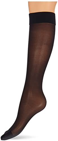 Nur Die Damen Knie Fit in Form Strumpfwaren, Schwarz, Einheitsgröße EU