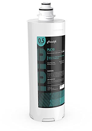 Frizzlife SW10-HF Ersatzgehäuse-Kit mit PLC10 Filterpatrone innen - für SW10 und SW10F Untertisch-Wasserfilter-Systeme