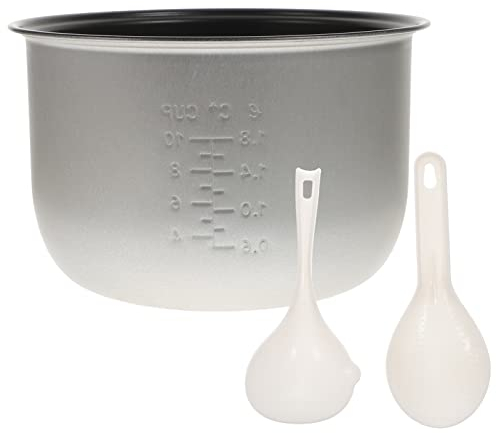 Yardwe Olla Interior para Olla Arrocera 1 Pieza Antiadherente 5L Olla Interior Recipientes de Revestimiento Accesorios de Repuesto para Olla Arrocera