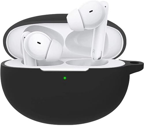 Capa de Silicone compatível com Xiaomi Redmi Buds 4 Lite - Capa para Auriculares em Preto Capa protetora à Prova de Impactos 3D Black