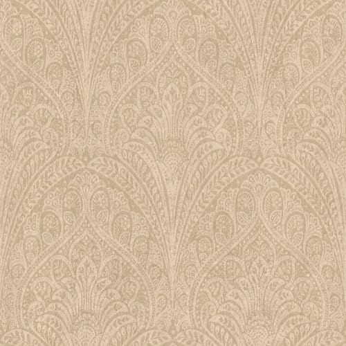 Rasch Vliestapete Beige Metallic Ornamente Floral Indisch 746327