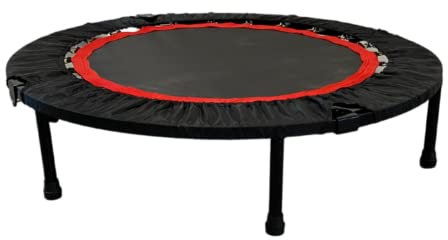 ATC Handels GmbH Trampolin Fitness mit und ohne Railing in 100 oder 120 cm - Fitness für zuhause, effektives Training, Stressabbau, Herz-Kreislauf-System in Schwung bringen (120 cm, ohne Railing)