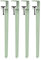 Lot de 4 pieds de serrage de table en métal, pieds de table basse réglables, pied de table de salle à manger en forme de F, pieds de support d'établi en fer, pieds de barre de bricolage, pas de c