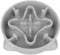 TOKAYIFE Gamelle Anti Glouton Chien Moyen, 22cm Antidérapants Anti Vomissements Gamelle pour Petit Chien Moyen (M, Gris)