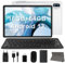 YESTEL Android 13 Tablet 10 Zoll 10GB RAM 64GB ROM TF 1TB | WiFi Tablet PC mit Gehäuse Tastatur Maus | BT5.0 | 8000mAh | 13MP+5MP Kamera | Face ID | HD Tablet Slim & Light | Silber