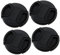 jojofuny 4pcs Camera Lens Cover Center Pinch Lens Protector for Dslr Prevents Dirt Mud Scratches Easy to Use Essential Photography Accessory