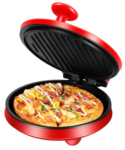 SOKANY Forno Pizza|Forno Per Pizza Elettrico,Fornetto Pizza è Adatto Per Viaggi All'Aria Aperta - Rosso,220 °C|1000W-08013